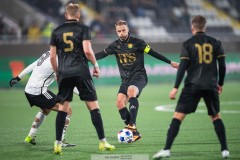 20260223 GAIS Gustav Lundgren under fotbollsmatchen i Svenska Cupen mellan GAIS och Landskrona BoIS den 23 februari 2026 på Nordic Wellness Arena i Göteborg. 
Foto: Filip Kauffeldt