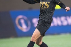 20260223 GAIS Max Andersson under fotbollsmatchen i Svenska Cupen mellan GAIS och Landskrona BoIS den 23 februari 2026 på Nordic Wellness Arena i Göteborg. 
Foto: Filip Kauffeldt