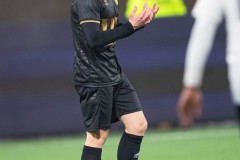 20260223 GAIS Frosti Thorkelsson under fotbollsmatchen i Svenska Cupen mellan GAIS och Landskrona BoIS den 23 februari 2026 på Nordic Wellness Arena i Göteborg. 
Foto: Filip Kauffeldt