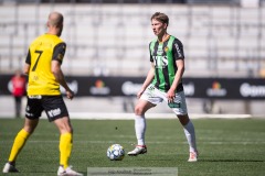 20240421 GAIS Robin Frej under fotbollsmatchen i Allsvenskan mellan GAIS och Mjällby AIF den 21 april 2024 på Gamla Ullevi i Göteborg.
