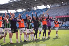 20240421 GAIS under fotbollsmatchen i Allsvenskan mellan GAIS och Mjällby AIF den 21 april 2024 på Gamla Ullevi i Göteborg.