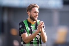 20240421 GAIS Jack Cooper Love under fotbollsmatchen i Allsvenskan mellan GAIS och Mjällby AIF den 21 april 2024 på Gamla Ullevi i Göteborg.