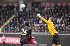 20240303 ÖIS Alex Rahm under fotbollsmatchen i Svenska Cupen 2024 mellan GAIS och ÖIS den 3 mars 2024 i Göteborg.