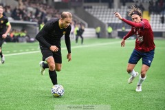 20240303 GAIS Gustav Lundgren under fotbollsmatchen i Svenska Cupen 2024 mellan GAIS och ÖIS den 3 mars 2024 i Göteborg.