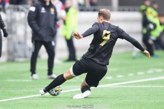 20240303 GAIS Gustav Lundgren under fotbollsmatchen i Svenska Cupen 2024 mellan GAIS och ÖIS den 3 mars 2024 i Göteborg.