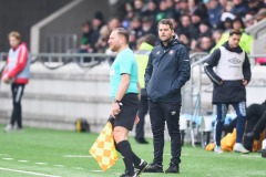 20240303 ÖIS Huvudtränare Andreas Holmberg under fotbollsmatchen i Svenska Cupen 2024 mellan GAIS och ÖIS den 3 mars 2024 i Göteborg.