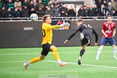 20240303 GAIS Jack Cooper Love under fotbollsmatchen i Svenska Cupen 2024 mellan GAIS och ÖIS den 3 mars 2024 i Göteborg.