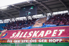 20260503 ÖIS Tifo inför fotbollsmatchen i Allsvenskan mellan GAIS och ÖIS den 3 maj 2026 på Gamla Ullevi i Göteborg. 
Foto: Filip Kauffeldt