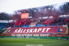 20260503 ÖIS Tifo inför fotbollsmatchen i Allsvenskan mellan GAIS och ÖIS den 3 maj 2026 på Gamla Ullevi i Göteborg. 
Foto: Filip Kauffeldt
