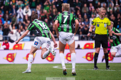 20260503 GAIS Max Andersson jublar efter att ha gjort 1-0 under fotbollsmatchen i Allsvenskan mellan GAIS och ÖIS den 3 maj 2026 på Gamla Ullevi i Göteborg. 
Foto: Filip Kauffeldt