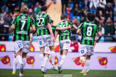 20260503 GAIS Max Andersson jublar efter att ha gjort 1-0 under fotbollsmatchen i Allsvenskan mellan GAIS och ÖIS den 3 maj 2026 på Gamla Ullevi i Göteborg. 
Foto: Filip Kauffeldt
