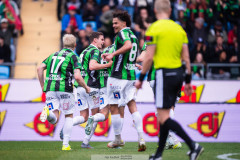 20260503 GAIS Max Andersson jublar efter att ha gjort 1-0 under fotbollsmatchen i Allsvenskan mellan GAIS och ÖIS den 3 maj 2026 på Gamla Ullevi i Göteborg. 
Foto: Filip Kauffeldt
