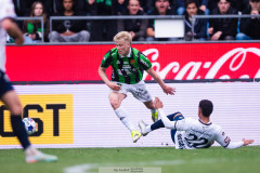 20260503 GAIS Frosti Thorkelsson och ÖIS Tobias Sana under fotbollsmatchen i Allsvenskan mellan GAIS och ÖIS den 3 maj 2026 på Gamla Ullevi i Göteborg. 
Foto: Filip Kauffeldt