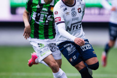 20260503 ÖIS Tobias Sana och GAIS Mohamed Bawa under fotbollsmatchen i Allsvenskan mellan GAIS och ÖIS den 3 maj 2026 på Gamla Ullevi i Göteborg. 
Foto: Filip Kauffeldt