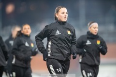 20240111 damer under GAIS öppna premiärträning i fotboll på Valhalla IP den 11 januari 2024 i Göteborg.