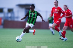 20240915 GAIS Zara Belizel under fotbollsmatchen mellan GAIS och Torslanda IK B  i Division 5 den 15 september 2024 på Valhalla IP i Göteborg.