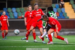 20240915 GAIS Zara Belizel under fotbollsmatchen mellan GAIS och Torslanda IK B  i Division 5 den 15 september 2024 på Valhalla IP i Göteborg.