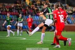 20240915 GAIS Wilma Karlsson under fotbollsmatchen mellan GAIS och Torslanda IK B  i Division 5 den 15 september 2024 på Valhalla IP i Göteborg.