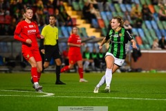 20240915 GAIS Isabelle Wallström under fotbollsmatchen mellan GAIS och Torslanda IK B  i Division 5 den 15 september 2024 på Valhalla IP i Göteborg.