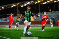 20240915 GAIS Isabelle Wallström under fotbollsmatchen mellan GAIS och Torslanda IK B  i Division 5 den 15 september 2024 på Valhalla IP i Göteborg.