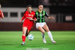 20240915 GAIS Lisa Parueng Eriksson under fotbollsmatchen mellan GAIS och Torslanda IK B  i Division 5 den 15 september 2024 på Valhalla IP i Göteborg.