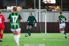 20240915 GAIS Thea Larsson under fotbollsmatchen mellan GAIS och Torslanda IK B  i Division 5 den 15 september 2024 på Valhalla IP i Göteborg.