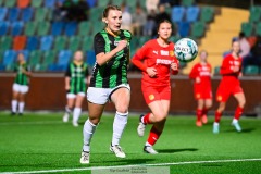 20240915 GAIS Isabelle Wallström under fotbollsmatchen mellan GAIS och Torslanda IK B  i Division 5 den 15 september 2024 på Valhalla IP i Göteborg.