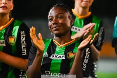 20240915 GAIS Zara Belizel under fotbollsmatchen mellan GAIS och Torslanda IK B  i Division 5 den 15 september 2024 på Valhalla IP i Göteborg.