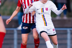 20260419 under fotbollsmatchen i Division 2 Dam Sydvästra Götaland mellan Göteborgs FF och Qviding FIF den 29 april 2026 på Majvallen i Göteborg. 
Foto: Filip Kauffeldt