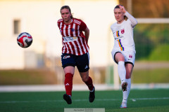 20260419 under fotbollsmatchen i Division 2 Dam Sydvästra Götaland mellan Göteborgs FF och Qviding FIF den 29 april 2026 på Majvallen i Göteborg. 
Foto: Filip Kauffeldt