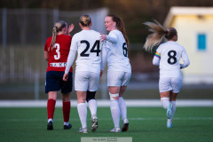 20260419 under fotbollsmatchen i Division 2 Dam Sydvästra Götaland mellan Göteborgs FF och Qviding FIF den 29 april 2026 på Majvallen i Göteborg. 
Foto: Filip Kauffeldt