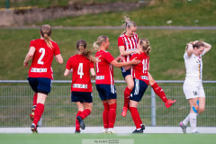 20260419 under fotbollsmatchen i Division 2 Dam Sydvästra Götaland mellan Göteborgs FF och Qviding FIF den 29 april 2026 på Majvallen i Göteborg. 
Foto: Filip Kauffeldt