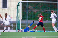 20260419 under fotbollsmatchen i Division 2 Dam Sydvästra Götaland mellan Göteborgs FF och Qviding FIF den 29 april 2026 på Majvallen i Göteborg. 
Foto: Filip Kauffeldt
