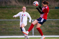 20260419 under fotbollsmatchen i Division 2 Dam Sydvästra Götaland mellan Göteborgs FF och Qviding FIF den 29 april 2026 på Majvallen i Göteborg. 
Foto: Filip Kauffeldt