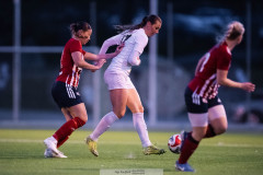 20260419 under fotbollsmatchen i Division 2 Dam Sydvästra Götaland mellan Göteborgs FF och Qviding FIF den 29 april 2026 på Majvallen i Göteborg. 
Foto: Filip Kauffeldt