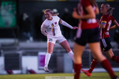 20260419 under fotbollsmatchen i Division 2 Dam Sydvästra Götaland mellan Göteborgs FF och Qviding FIF den 29 april 2026 på Majvallen i Göteborg. 
Foto: Filip Kauffeldt