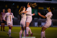 20260419 under fotbollsmatchen i Division 2 Dam Sydvästra Götaland mellan Göteborgs FF och Qviding FIF den 29 april 2026 på Majvallen i Göteborg. 
Foto: Filip Kauffeldt