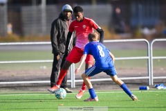 202401103 under fotbollsmatchen mellan Hvetlanda GIF och Proletären FF pojkar 2011  i GO Fotboll Cup den 3 november 2024 på Heden i Göteborg.