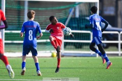 202401103 under fotbollsmatchen mellan Hvetlanda GIF och Proletären FF pojkar 2011  i GO Fotboll Cup den 3 november 2024 på Heden i Göteborg.