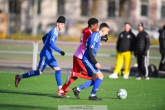 202401103 under fotbollsmatchen mellan Hvetlanda GIF och Proletären FF pojkar 2011  i GO Fotboll Cup den 3 november 2024 på Heden i Göteborg.