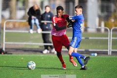 202401103 under fotbollsmatchen mellan Hvetlanda GIF och Proletären FF pojkar 2011  i GO Fotboll Cup den 3 november 2024 på Heden i Göteborg.