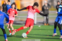 202401103 under fotbollsmatchen mellan Hvetlanda GIF och Proletären FF pojkar 2011  i GO Fotboll Cup den 3 november 2024 på Heden i Göteborg.