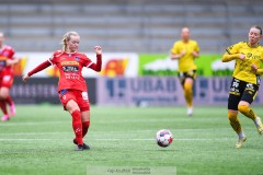 20240329 IK Rössös Emelie Kinle under fotbollsmatchen mellan IF Elfsborg och IK Rössö på Borås Arena den 29 mars 2024 i Borås.