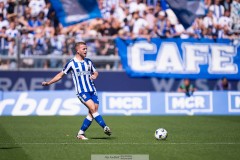 20250817 IFK Göteborgs Jonas Bager under fotbollsmatchen mellan IFK Göteborg och AIK i Allsvenskan den 17 augusti 2025 på Gamla Ullevi i Göteborg.