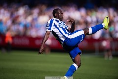 20250817 IFK Göteborgs Saidou Alioum Moubarak under fotbollsmatchen mellan IFK Göteborg och AIK i Allsvenskan den 17 augusti 2025 på Gamla Ullevi i Göteborg.