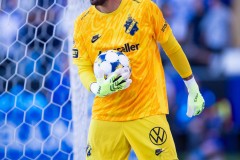 20250817 AIKs Kristoffer Nordfeldt under fotbollsmatchen mellan IFK Göteborg och AIK i Allsvenskan den 17 augusti 2025 på Gamla Ullevi i Göteborg.