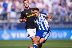20250817 IFK Göteborgs Thomas Santos under fotbollsmatchen mellan IFK Göteborg och AIK i Allsvenskan den 17 augusti 2025 på Gamla Ullevi i Göteborg.