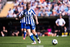 20250817 IFK Göteborgs Jonas Bager under fotbollsmatchen mellan IFK Göteborg och AIK i Allsvenskan den 17 augusti 2025 på Gamla Ullevi i Göteborg.