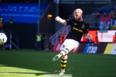 20250817 AIKs Eskil Edh under fotbollsmatchen mellan IFK Göteborg och AIK i Allsvenskan den 17 augusti 2025 på Gamla Ullevi i Göteborg.