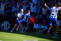 20250817 IFK Göteborgs Tobias Heintz och Noah Tolf under fotbollsmatchen mellan IFK Göteborg och AIK i Allsvenskan den 17 augusti 2025 på Gamla Ullevi i Göteborg.